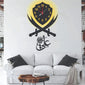 Hazrat Ali(R.A) Wall Clock with Light